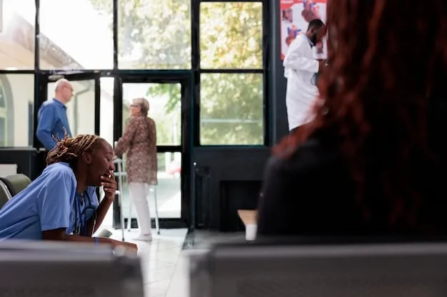 A split image showing a crowded hospital waiting room in a developing country on one side, and a classroom with overcrowded students on the other side. This illustrates the strain on healthcare and education systems due to population growth.