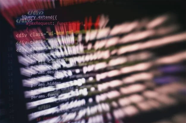 A close-up of a computer screen showing lines of code with annotations highlighting aspects related to explainability, fairness, and accountability. The annotations are simple and easy to understand, making the technical aspects more accessible to a non-technical audience.