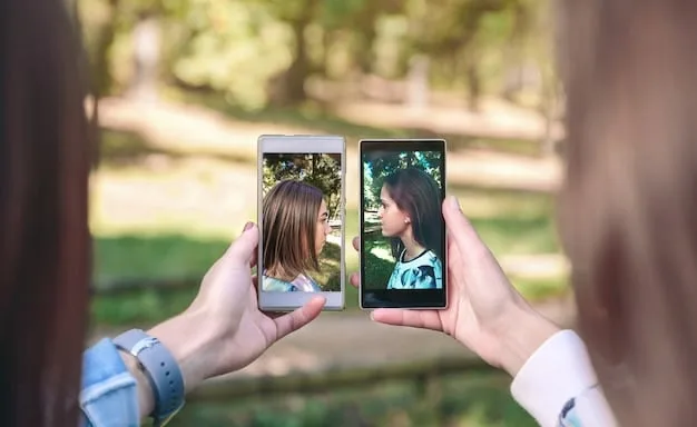 A split screen showcasing a person scrolling through Instagram Reels on one side and another demonstrating the creation of a TikTok video. The setting is a modern, minimalist apartment, highlighting the seamless integration of social media into daily life.